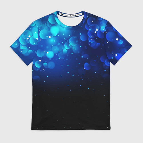 Мужская футболка BLACK & BLUE / 3D-принт – фото 1