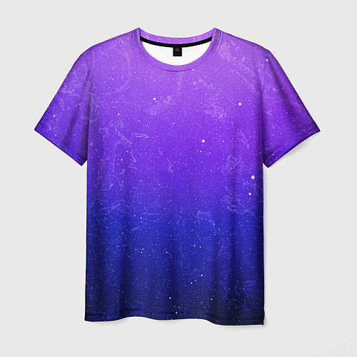 Мужская футболка Звёздное небо / 3D-принт – фото 1