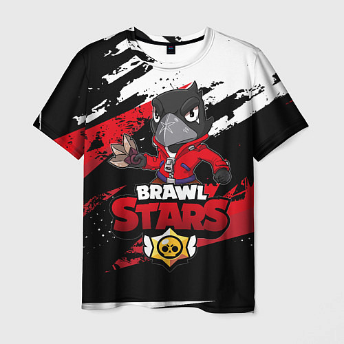 Мужская футболка BRAWL STARS CROW / 3D-принт – фото 1
