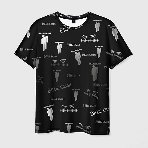 Мужская футболка Billie Eilish / 3D-принт – фото 1