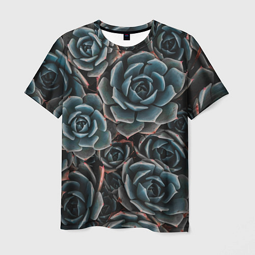 Мужская футболка Цветы Розы / 3D-принт – фото 1