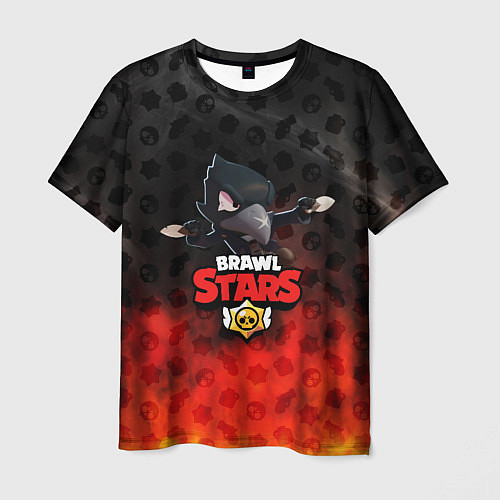 Мужская футболка BRAWL STARS:CROW / 3D-принт – фото 1