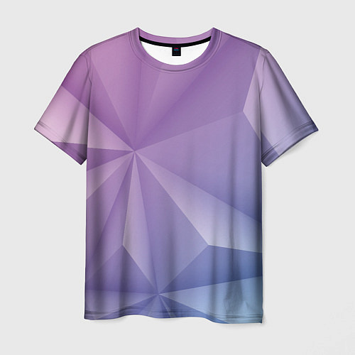 Мужская футболка Геометрический градиент / 3D-принт – фото 1