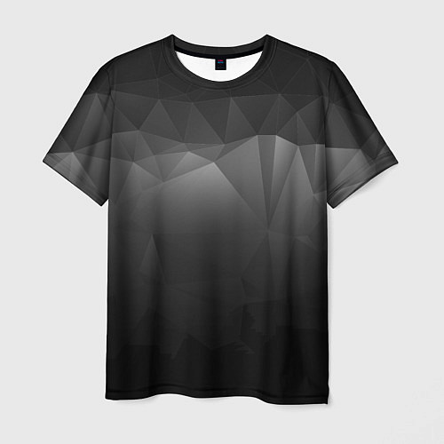 Мужская футболка GRAY GEOMETRY / 3D-принт – фото 1