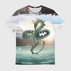 Мужская футболка Дракон