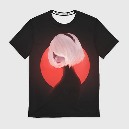 Мужская футболка 2b Nier Black / 3D-принт – фото 1