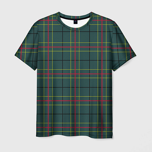 Мужская футболка Шотландка / 3D-принт – фото 1