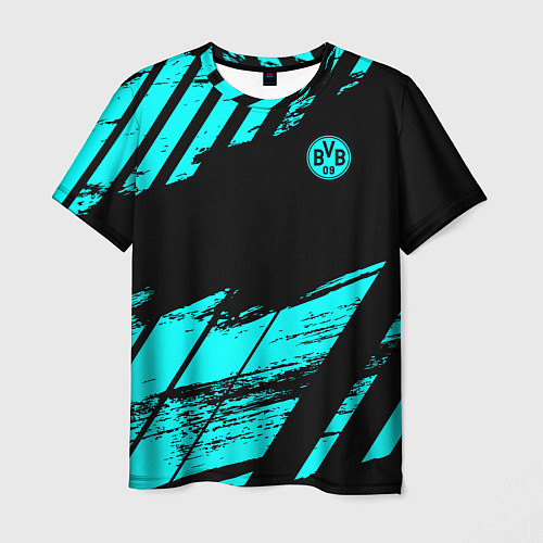Мужская футболка FC Borussia / 3D-принт – фото 1