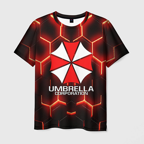 Мужская футболка UMBRELLA CORP / 3D-принт – фото 1