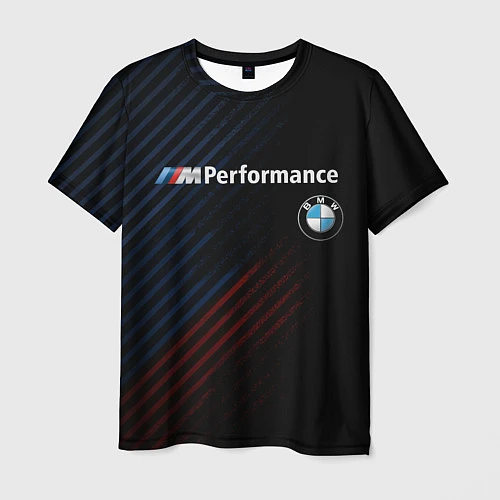 Мужская футболка BMW PERFORMANCE / 3D-принт – фото 1