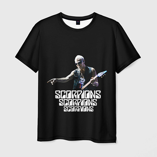 Мужская футболка Scorpions / 3D-принт – фото 1