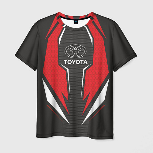 Мужская футболка Toyota Driver team Red / 3D-принт – фото 1