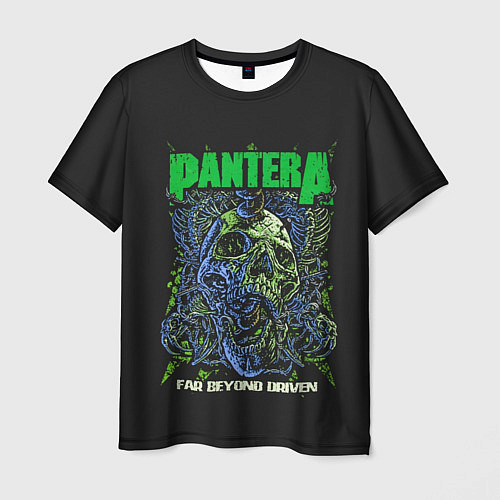 Мужская футболка PANTERA / 3D-принт – фото 1