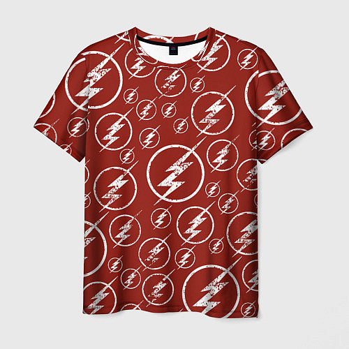 Мужская футболка The Flash Logo Pattern / 3D-принт – фото 1