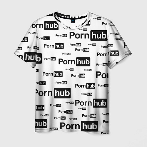 Мужская футболка PornHub / 3D-принт – фото 1