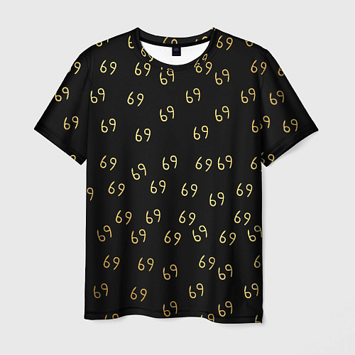 Мужская футболка 6ix9ine Gold / 3D-принт – фото 1