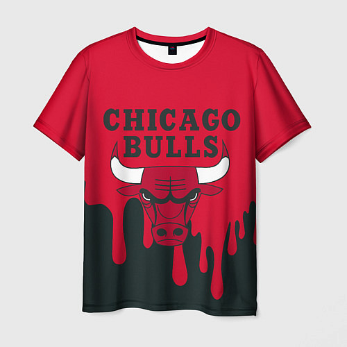 Мужская футболка Chicago Bulls / 3D-принт – фото 1