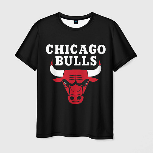 Мужская футболка CHICAGO BULLS / 3D-принт – фото 1