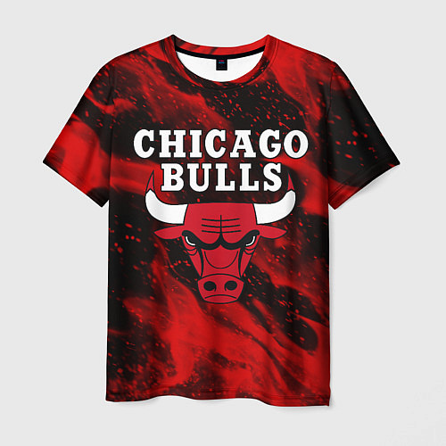 Мужская футболка CHICAGO BULLS / 3D-принт – фото 1