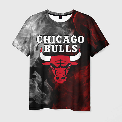 Мужская футболка CHICAGO BULLS / 3D-принт – фото 1