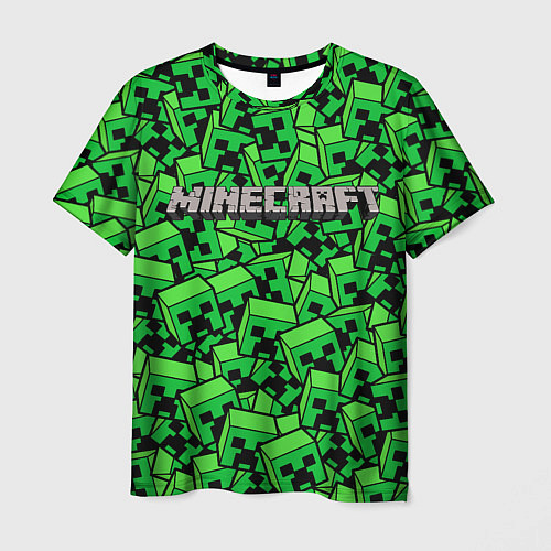 Мужская футболка MINERCRAFT / 3D-принт – фото 1