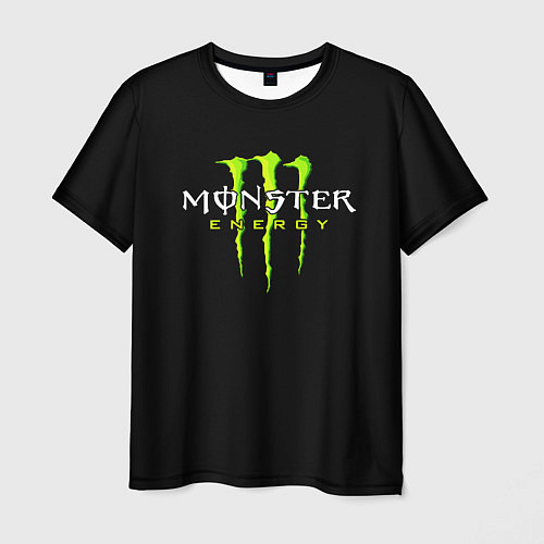 Мужская футболка MONSTER ENERGY / 3D-принт – фото 1