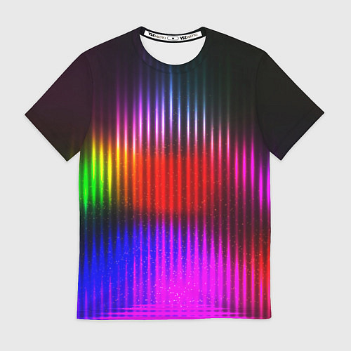 Мужская футболка WAVES COLOR / 3D-принт – фото 1