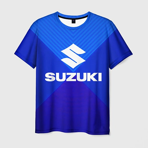 Мужская футболка SUZUKI / 3D-принт – фото 1