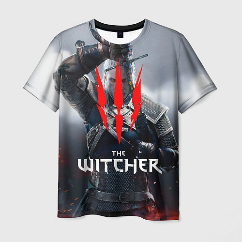 Мужская футболка The Witcher / 3D-принт – фото 1