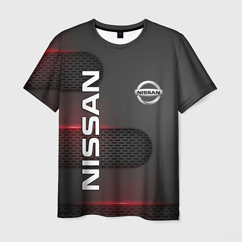 Мужская футболка NISSAN / 3D-принт – фото 1