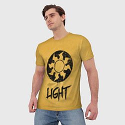Футболка мужская Emblems Light, цвет: 3D-принт — фото 2