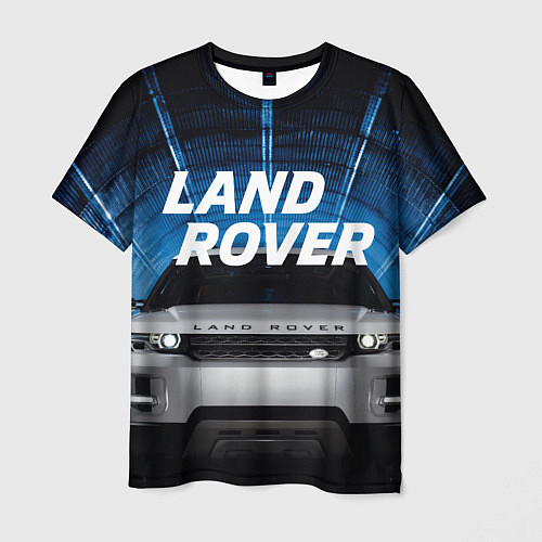 Мужская футболка LAND ROVER / 3D-принт – фото 1
