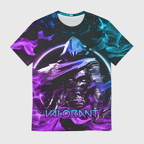 Мужская футболка VALORANT OMEN / 3D-принт – фото 1