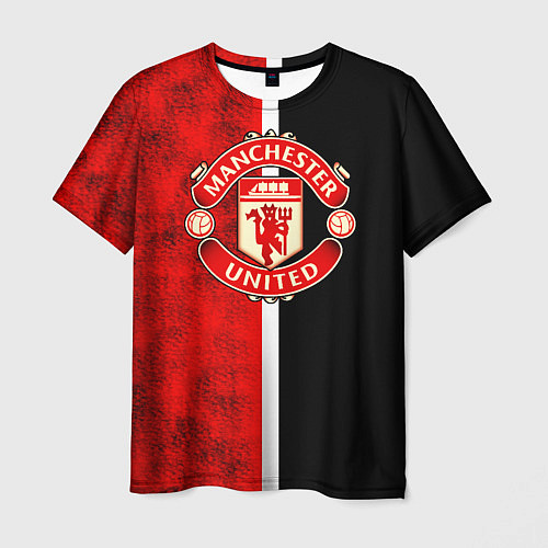 Мужская футболка Манчестер Юнайтед 3D / 3D-принт – фото 1