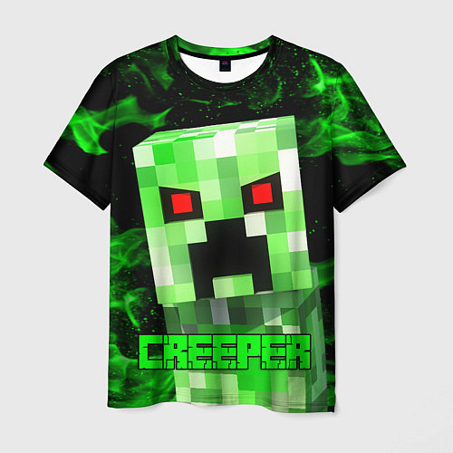 Мужская футболка MINECRAFT CREEPER / 3D-принт – фото 1