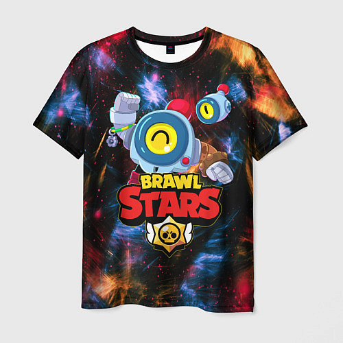 Мужская футболка BRAWL STARS NANI SPACE / 3D-принт – фото 1