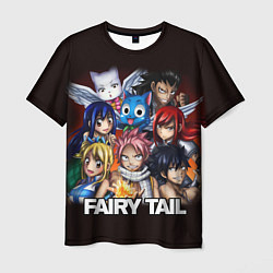 Футболка мужская FAIRY TAIL ХВОСТ ФЕИ, цвет: 3D-принт