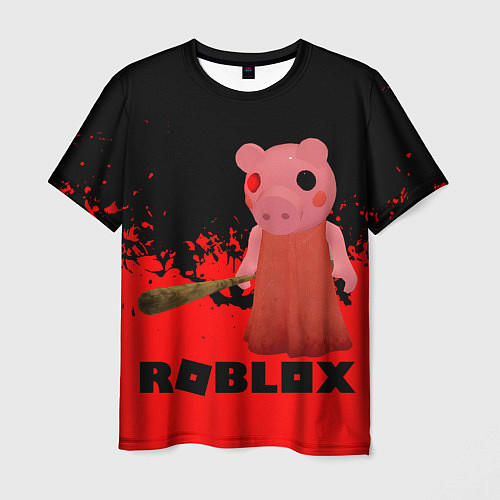 Мужская футболка Roblox Piggy / 3D-принт – фото 1