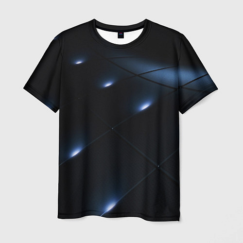 Мужская футболка LIGHTING DARK / 3D-принт – фото 1