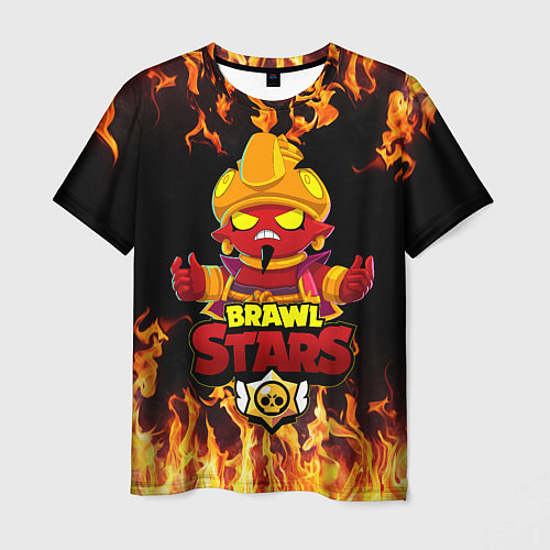 Мужская футболка BRAWL STARS EVIL GENE ДЖИН / 3D-принт – фото 1