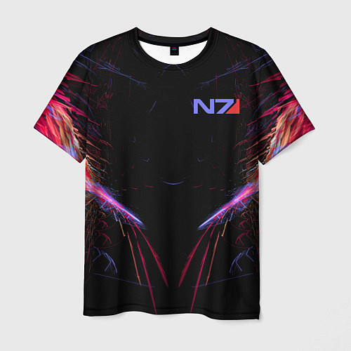 Мужская футболка N7 Neon Style / 3D-принт – фото 1