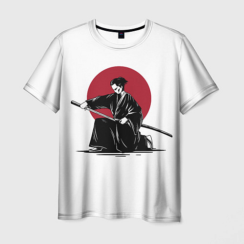 Мужская футболка Японский самурай Z / 3D-принт – фото 1