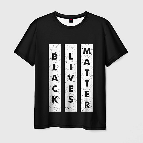 Мужская футболка Black lives matter Z / 3D-принт – фото 1