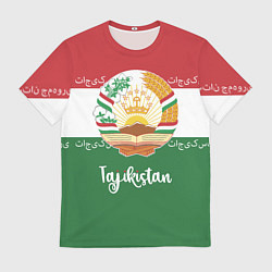 Футболка мужская Таджикистан, цвет: 3D-принт