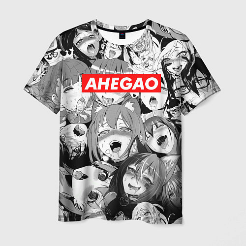 Мужская футболка AHEGAO АХЕГАО / 3D-принт – фото 1