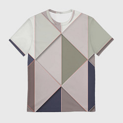 Мужская футболка Треугольники