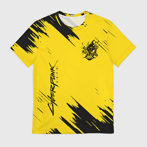 Мужская футболка CYBERPUNK 2077 / 3D-принт – фото 1