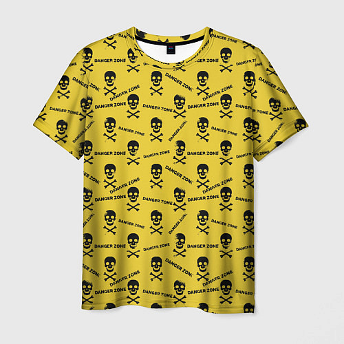 Мужская футболка Опасная Зона / 3D-принт – фото 1
