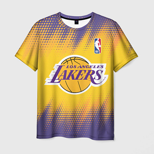 Мужская футболка Los Angeles Lakers / 3D-принт – фото 1