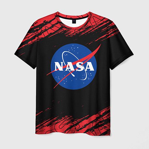 Мужская футболка NASA НАСА / 3D-принт – фото 1